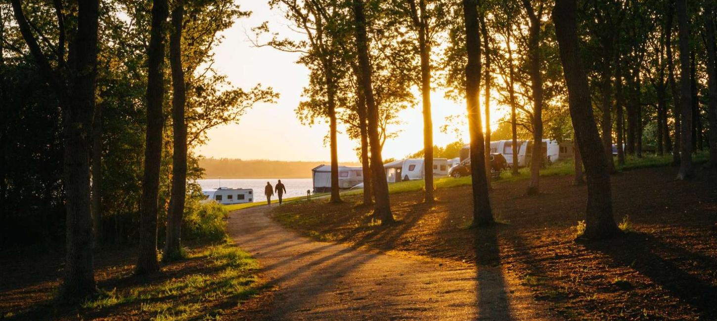 Camping in Roskilde, Denmark