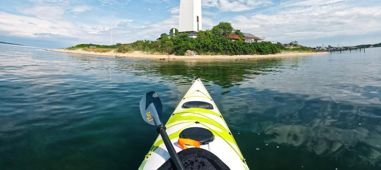 Kayak nabij Stribfyr