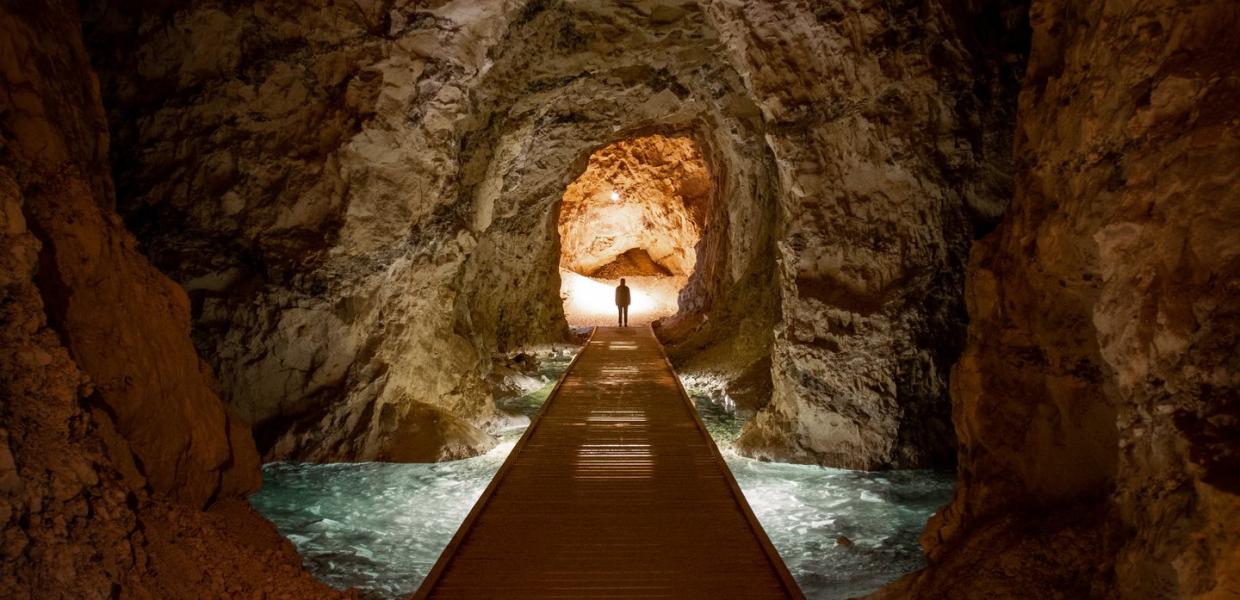 Mønsted Kalkgrube i Viborg, Danmark