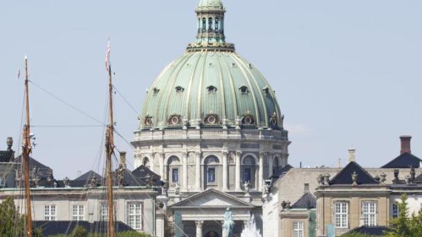 Copenhagen Amalie Garden Frederiks Church