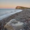 Dovns Klint op Langeland, een eiland van de Zuid-Funense Archipel in Denemarken