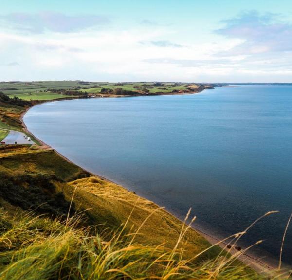 Bild vom Limfjord in Nordjütland, Dänemark.