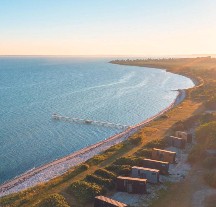 Tiny Seaside Resort huisjes aan zee in Sønderjylland, Denemarken