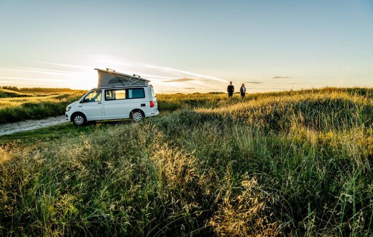 Camperbus in Hanstholm Jutland